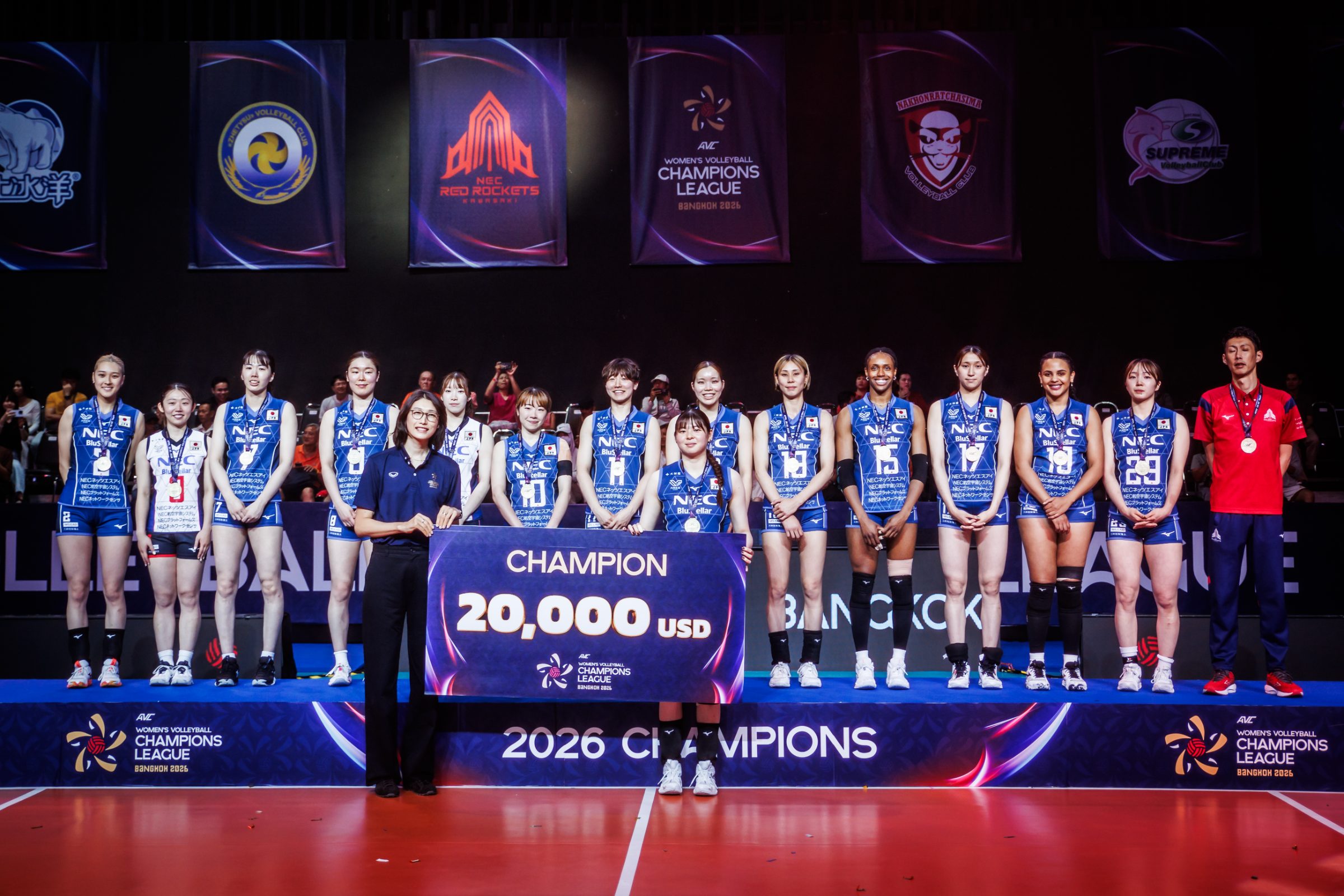 バレーボールアジアチャンピオンズリーグ女子バンコク2026 ～NEC川崎が